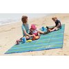 Camco HANDY MAT W/STRAP, BLUE/GREEN STRIPES, 60INX78IN, BILINGUAL 42805